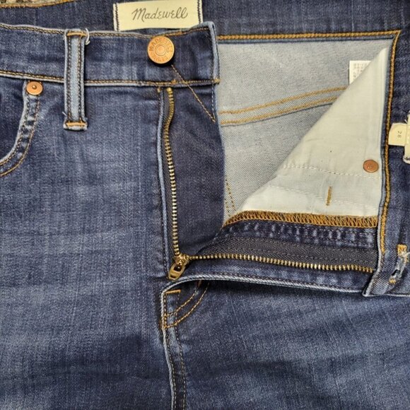 Madewell 10" High-Rise Skinny Jeans.  Size 28. Excellent Condition Pre-owned - Picture 7 of 9